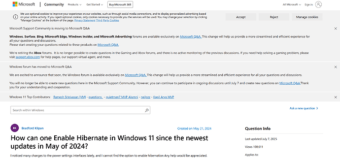 Microsoft Support CommunityII